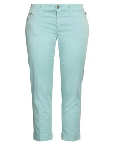 Jacob Cohёn Woman Pants Sky Blue Size 32 Cotton, Elastane
