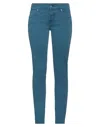 Jacob Cohёn Woman Pants Slate Blue Size 30 Cotton, Elastane