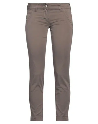 Jacob Cohёn Woman Pants Taupe Size 25 Cotton, Elastane In Grey