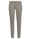 Jacob Cohёn Woman Pants Taupe Size 29 Cotton, Lyocell, Elastane In Grey
