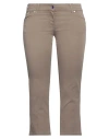 Jacob Cohёn Woman Pants Taupe Size 32 Cotton, Elastane In Grey