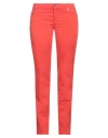 Jacob Cohёn Woman Pants Tomato Red Size 29 Cotton, Elastane In Tomato Red