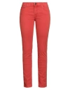Jacob Cohёn Woman Pants Tomato Red Size 30 Cotton, Elastane In Red