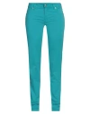 Jacob Cohёn Woman Pants Turquoise Size 28 Cotton, Elastane In Blue