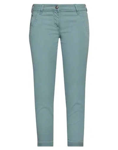 Jacob Cohёn Woman Pants Turquoise Size 30 Cotton, Elastane In Blue