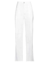 Jacob Cohёn Woman Pants White Size 8 Cotton, Silk, Elastane In White