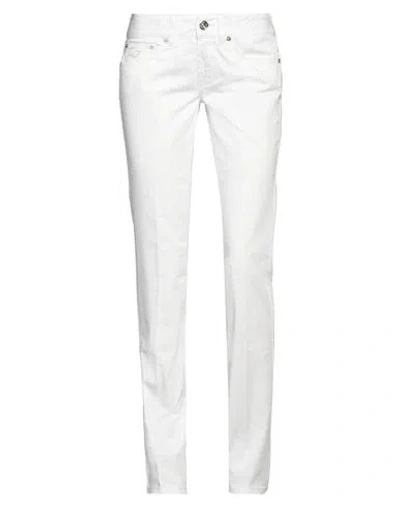 Jacob Cohёn Woman Pants White Size 25 Cotton, Elastane