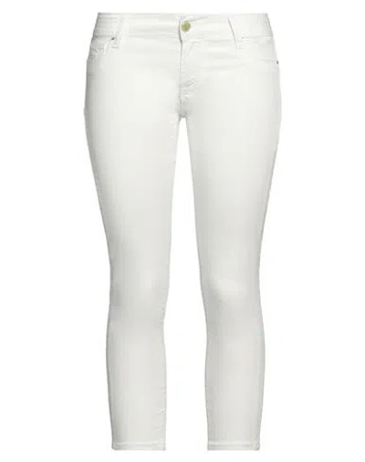 Jacob Cohёn Woman Pants White Size 28 Lyocell, Cotton, Elastane
