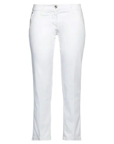 Jacob Cohёn Woman Jeans Ivory Size 29 Cotton, Elastomultiester, Elastane In White