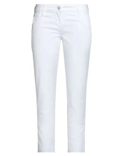 Jacob Cohёn Woman Pants White Size 30 Cotton, Elastane