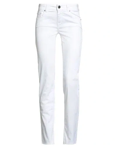 Jacob Cohёn Woman Pants White Size 32 Cotton, Elastane