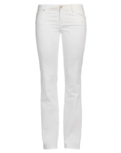 Jacob Cohёn Woman Pants White Size 32 Cotton, Elastane