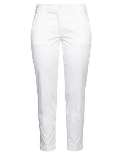Jacob Cohёn Woman Pants White Size 4 Cotton, Elastane