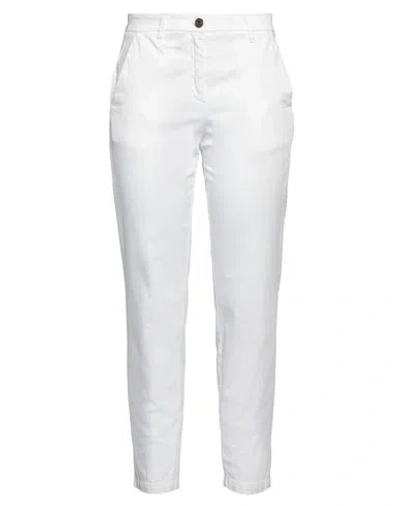 Jacob Cohёn Woman Pants White Size 10 Cotton, Elastane