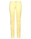 Jacob Cohёn Woman Pants Yellow Size 30 Cotton, Elastane