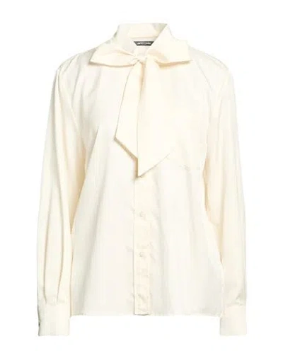 Jacob Cohёn Woman Shirt Ivory Size 4 Silk, Cotton In Yellow