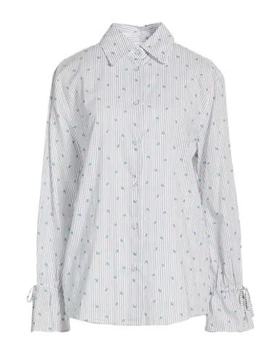 Jacob Cohёn Woman Shirt White Size 4 Cotton In Multi