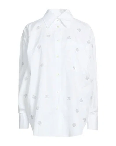 Jacob Cohёn Woman Shirt White Size 6 Cotton