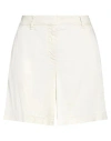 Jacob Cohёn Woman Shorts & Bermuda Shorts Beige Size 12 Linen, Lyocell, Elastane, Leather In Beige