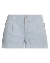 Jacob Cohёn Woman Shorts & Bermuda Shorts Light Blue Size 27 Cotton, Lyocell, Elastane In Blue