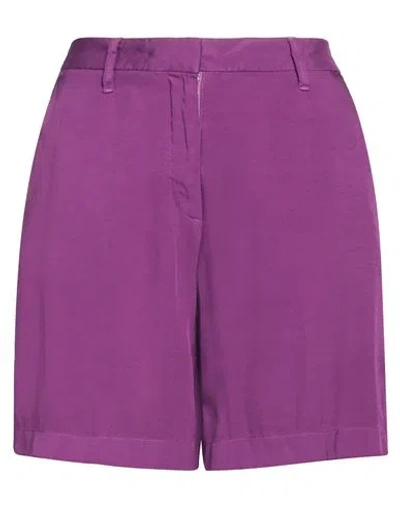 Jacob Cohёn Woman Shorts & Bermuda Shorts Mauve Size 4 Viscose In Purple
