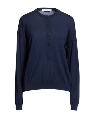 Jacob Cohёn Woman Sweater Navy Size S Virgin Wool In Blue
