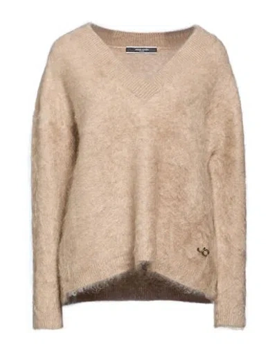 Jacob Cohёn Woman Sweater Sand Size M Cashmere In Beige