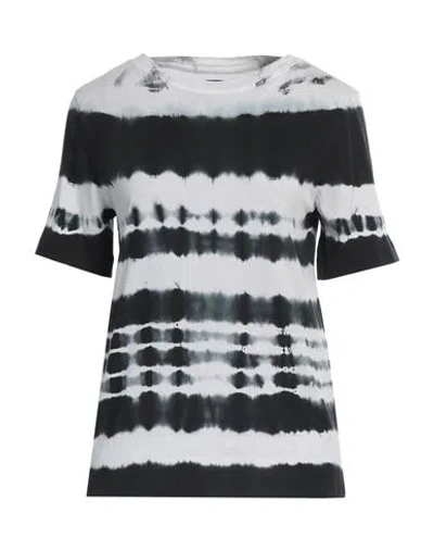 Jacob Cohёn Woman T-shirt Black Size Xs Cotton In Multi