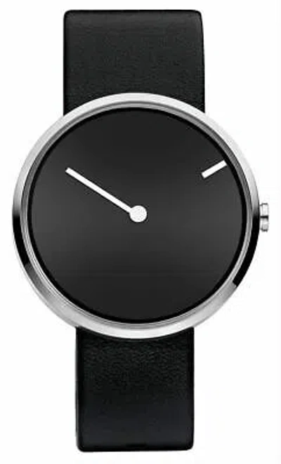 Pre-owned Jacob Jensen Design Jacob Jensen Unisex Curve Series Watch - Black/black