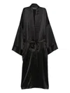 Jacob Lee Belted Coat In Black