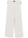 JACOB LEE BRUSHED-FINISH TROUSERS