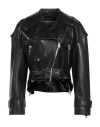 Jacob Lee Woman Jacket Black Size 4 Lambskin In Black