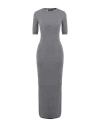 Jacob Lee Woman Maxi Dress Charcoal Size M Cashmere In Gray