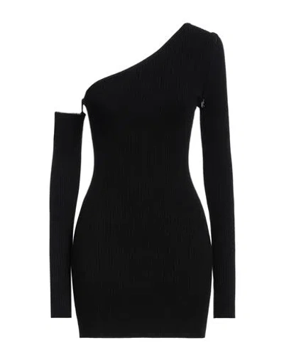 Jacob Lee Woman Mini Dress Black Size S Cashmere