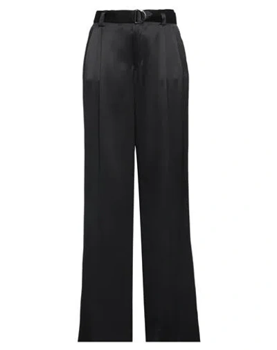 Jacob Lee Woman Pants Black Size S Silk