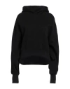 Jacob Lee Woman Sweatshirt Black Size Xs Organic Cotton