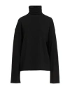 Jacob Lee Woman T-shirt Black Size S Organic Cotton, Elastane In Black