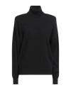 Jacob Lee Woman Turtleneck Black Size S Cashmere In Black
