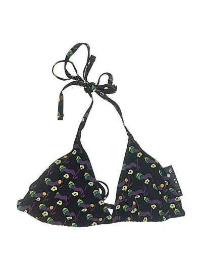 Pre-owned Jacobs By Marc Jacobs Swimsuit Top Black Print Pattern Swimwear
