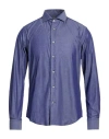 Jacopo C. Man Denim Shirt Blue Size 15 ¾ Cotton In Blue
