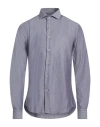 Jacopo C. Man Shirt Grey Size 16 ½ Cotton In Gray