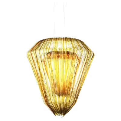 Pre-owned Jacopo Foggini Brilli Chandelier Mod. E In Orange