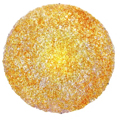 Pre-owned Jacopo Foggini Contemporary Gold Polycarbonate Circular Italian  Wall Lamp