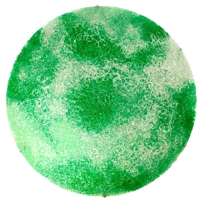 Pre-owned Jacopo Foggini Contemporary Green Polycarbonate Circular Italian  Wall Lamp