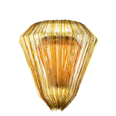 Pre-owned Jacopo Foggini Contemporary  Mod Brilli E Gold Methacrylate Italian Chandelier In Brown