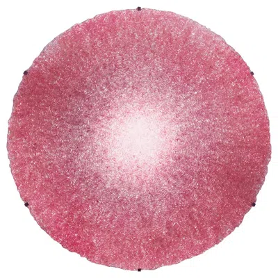 Pre-owned Jacopo Foggini Contemporary Modern Circular Pink Polycarbonate Italian Wall Lamp