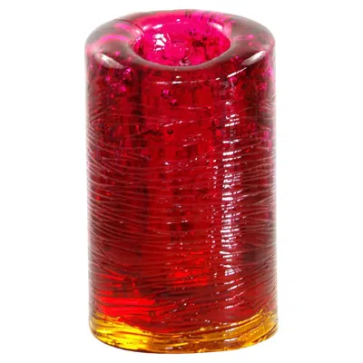 Pre-owned Jacopo Foggini Jungle Contemporary Vase, Large, In Monochrome Magenta By  In Red