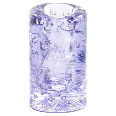 Pre-owned Jacopo Foggini Jungle Contemporary Vase, Large, In Monochrome Transparent By  In Purple
