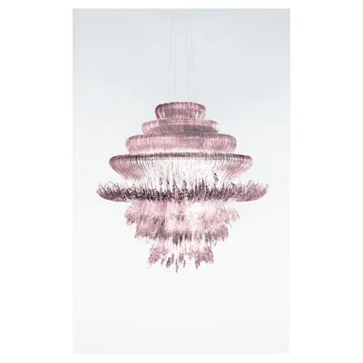 Pre-owned Jacopo Foggini Sneeze Chandelier Mod. A Pink