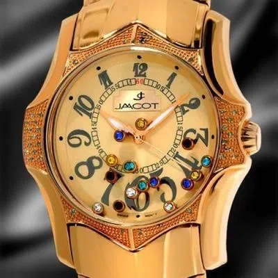 Pre-owned Jacot Diamond Series Mens Watch In Sandy Brown